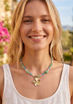 Beads funk flora blue
