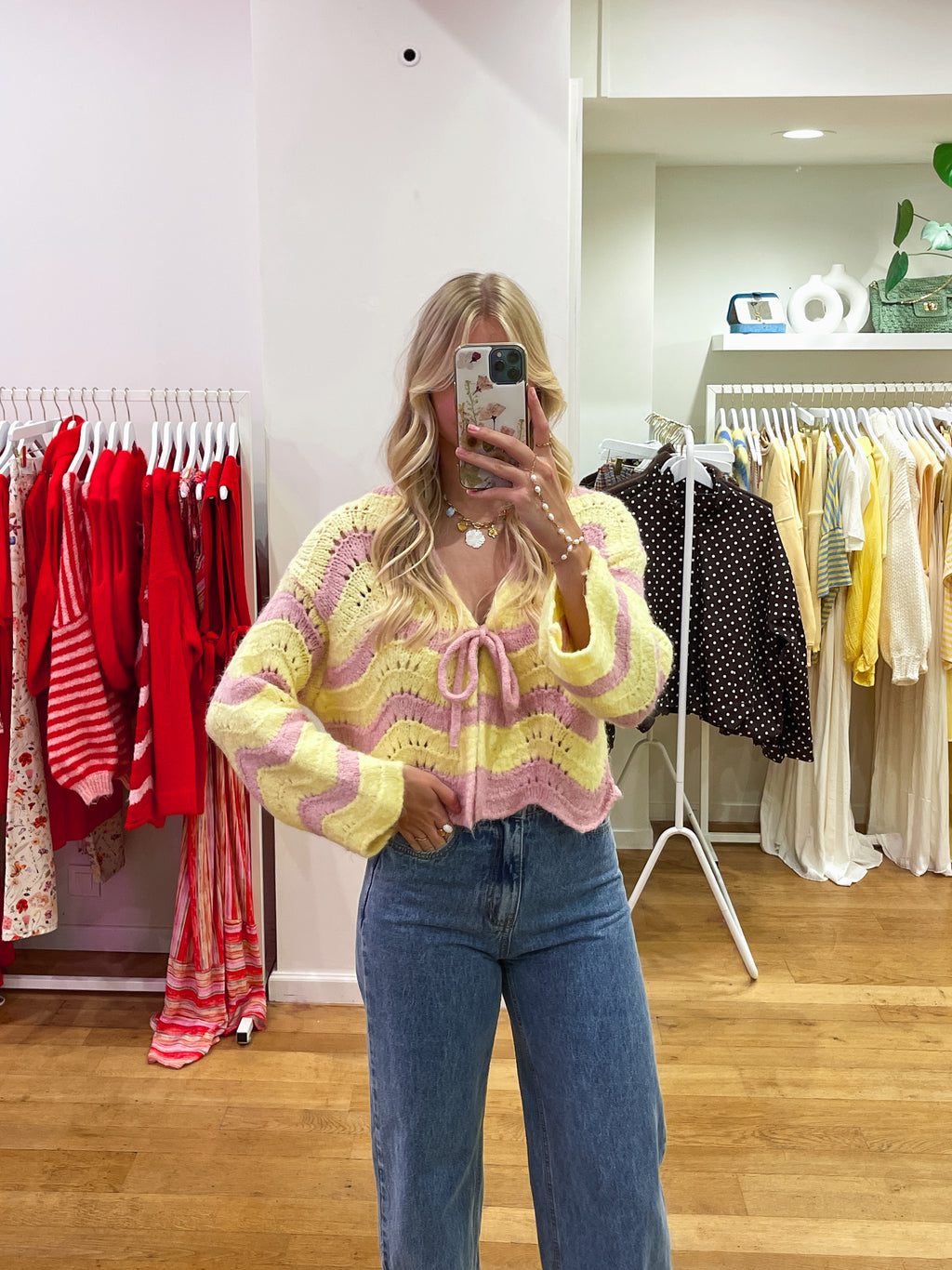 Zig zag sweater yellow pre-order
