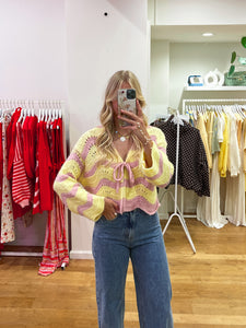 Zig zag sweater yellow pre-order