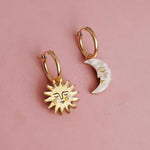 Moon and sun