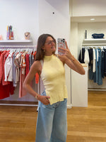 Halter top yellow