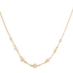 Diamond dots necklace
