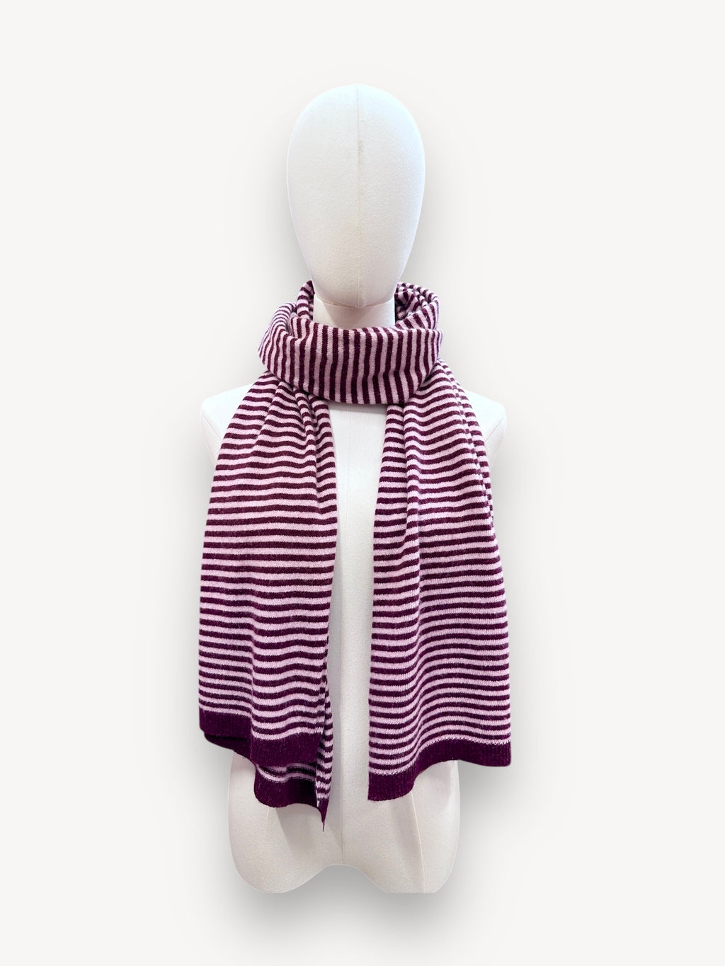 Scarf bordeaux /rose