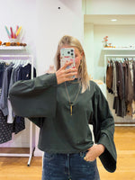 Wide tee longsleeve kaki