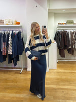 Blue & white striped sweat