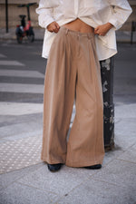 Beige ziggy pantalon