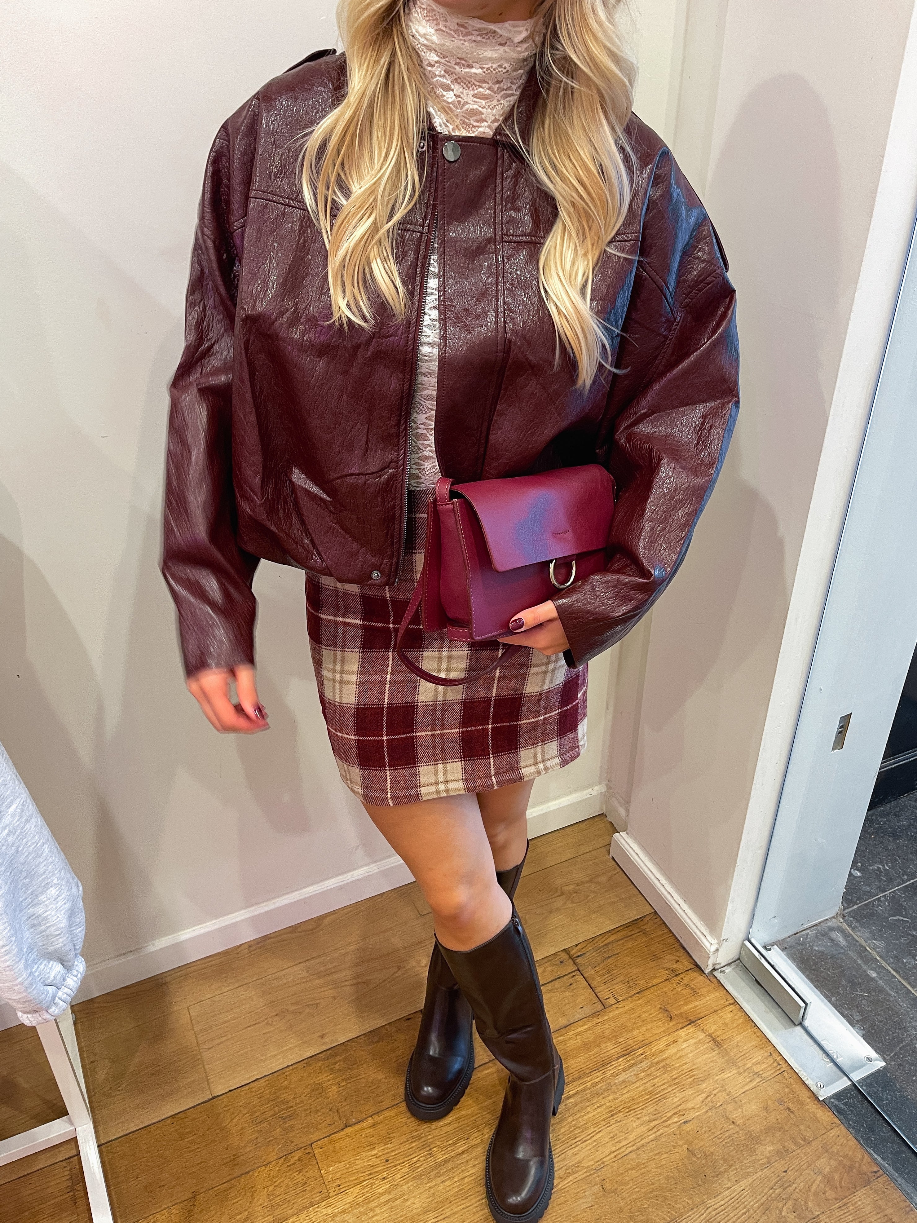 Lola jacket aubergine