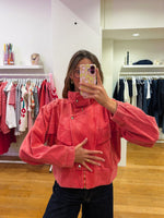 Jeans jacket red pre-order