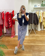 Teddy body jacket navy blue pre-order