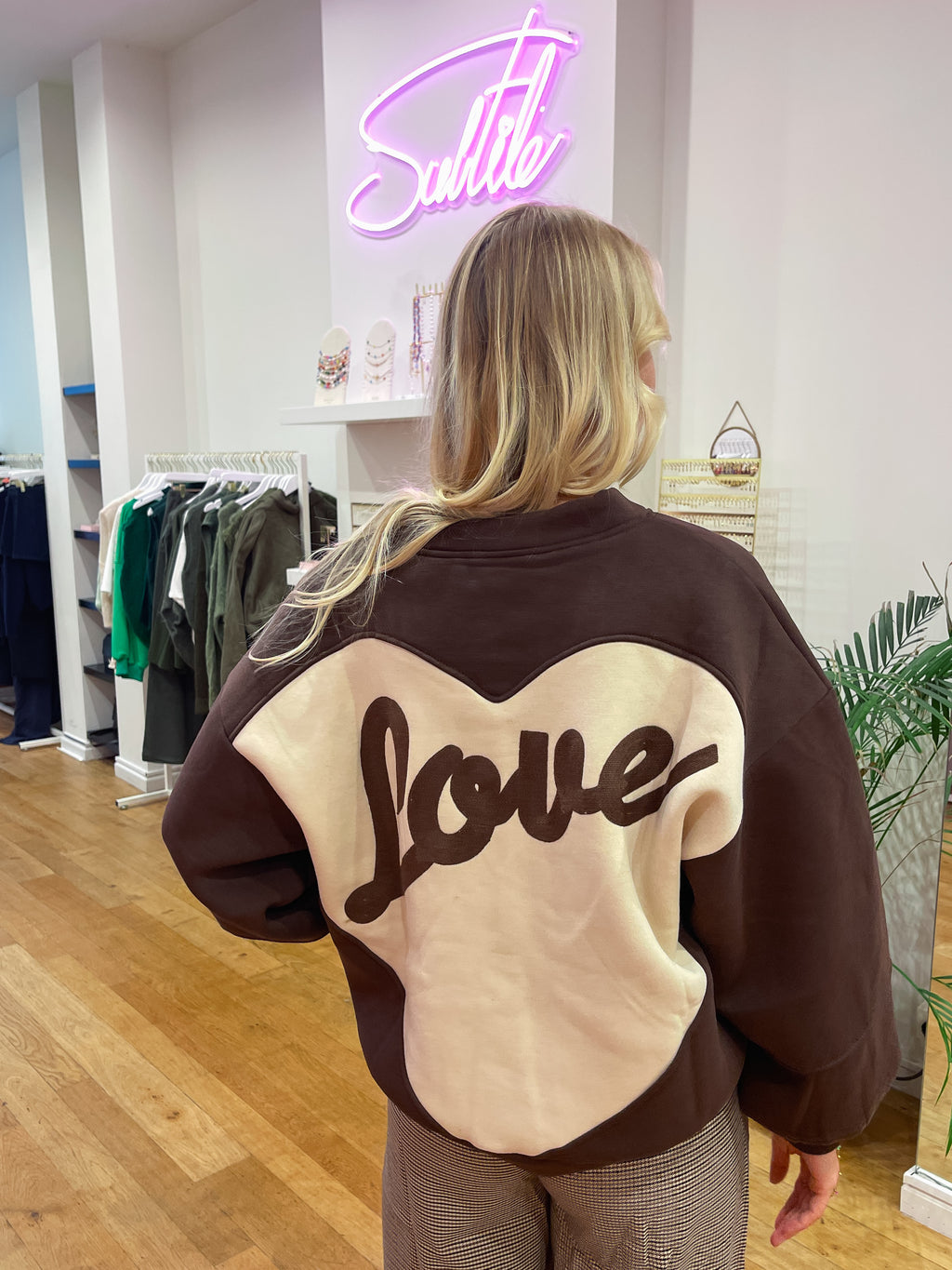 LOVE gilet brown