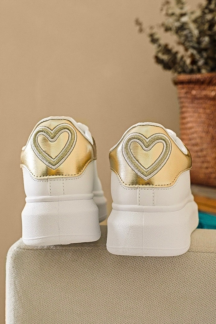 Heart sneakers