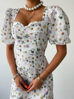 White wildflower dress pre-order