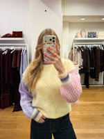 Glitter detail spring sweater