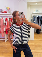 Nina debardeur navy