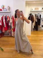 Linnen halter dress