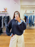 Cutie girl sweater blue