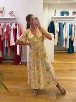 Yellow flower dress