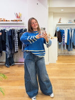 Wide leg jeans