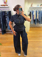 Checkered top