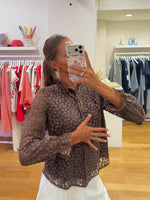 Violetta blouse brown