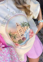 T-shirt grote tekening is achterkant