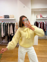 Wool sweater yellow