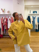 Oversized blazer yellow