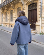 Autum bomber blue