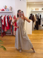 Linnen halter dress