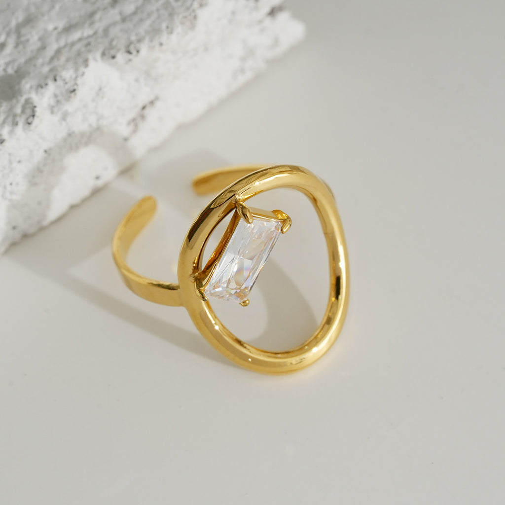 Round + stone