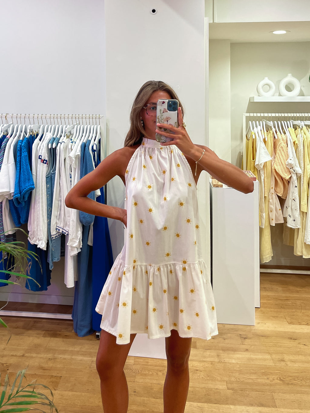 Sunny halter dress