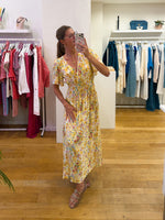 Yellow flower dress