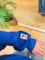 Blue fleece