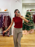 Lucce top glitter bordeaux