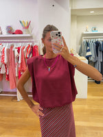 Fun top bordeaux