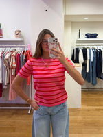 Gigi knitted top pink