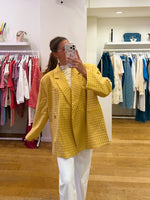 Oversized blazer yellow