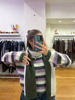 Cosy sweater & scarf lila