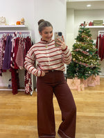 Ruffle jeans