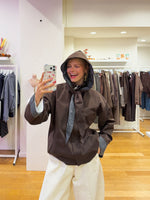 Brown checkerd jacket