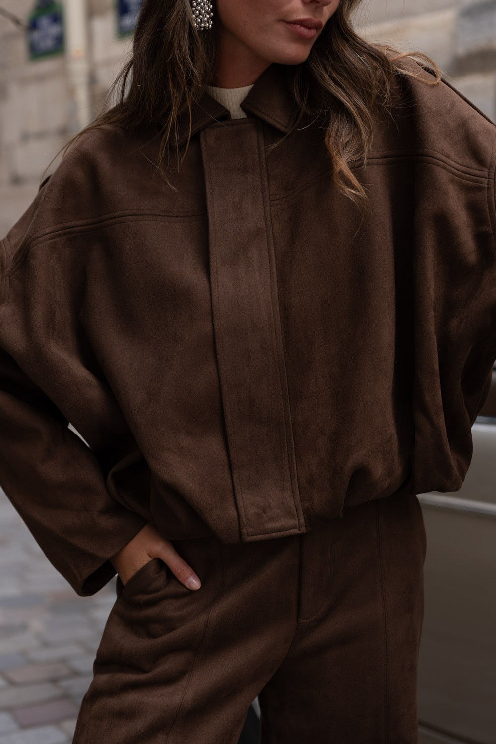 Suède jacket brown PRE-ORDER