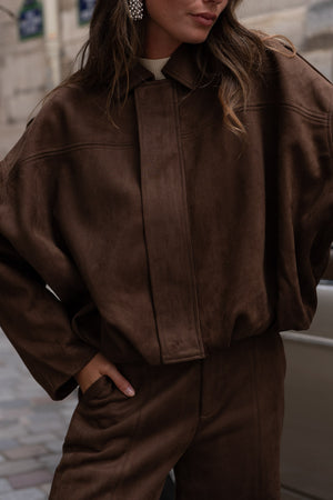 Suède jacket brown PRE-ORDER