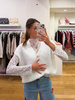 Lace + cardigan white pre-order