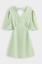 Mint linnen dress pre-order