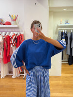 Sporty sweat kobalt
