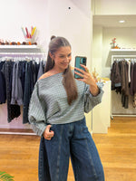 Checkerd blouse