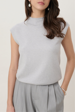 Knitted top grey