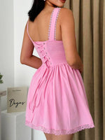 Pink corset dress pre-order