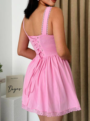 Pink corset dress pre-order