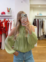 Fancy blouse green